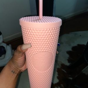 Starbucks Matte Pink Studded Tumbler 24oz